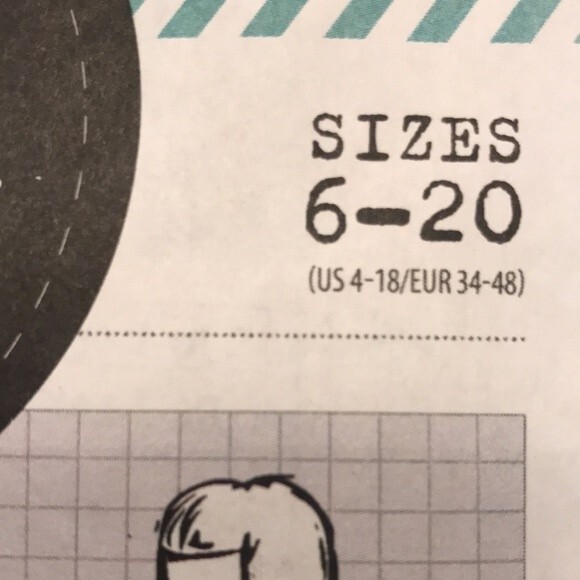 Cotton & Chalk Kimona Tops Sewing Pattern The Holiday Set sz 6-20 (US 4-18) NWT - Picture 8 of 8